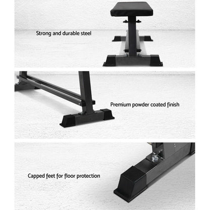 Weight Bench Flat Bench Press Home Gym Equipment 300Kg Capacity