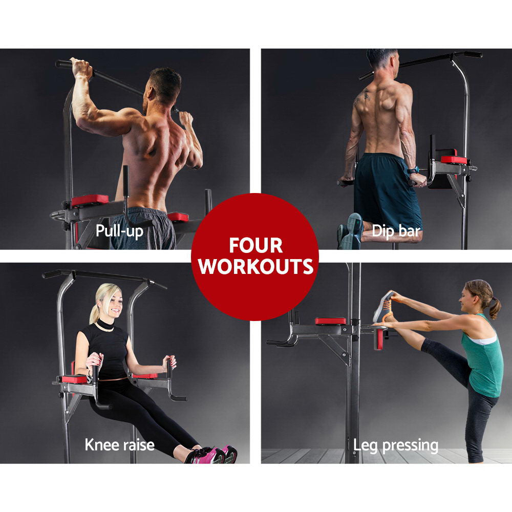 Weight Bench Chin Up Tower Bench Press Home Gym Wokout 200Kg Capacity