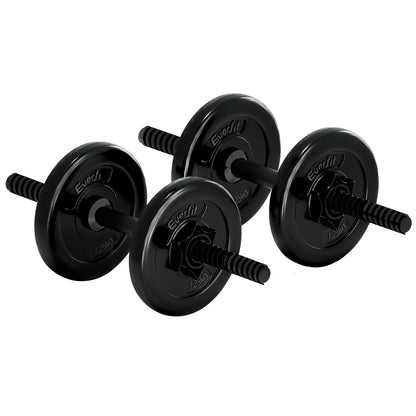 7KG Dumbbell Set Weight Plates Home Gym Fitness Exercise