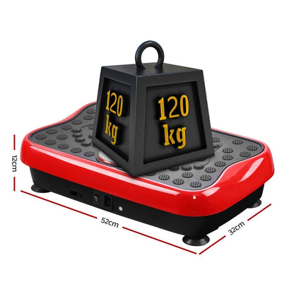 Vibration Machine Platform Home Gym Resistance Ropes - Red