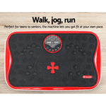 Vibration Machine Machines Platform Plate Vibrator Exercise Fit Gym Home Red