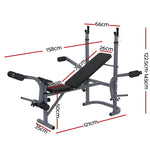 Weight Bench Press 8In1 Multi-Function Power Station Gym Equipment