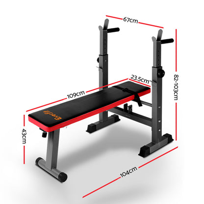 Weight Bench Squat Rack Bench Press Home Gym Equipment 200Kg