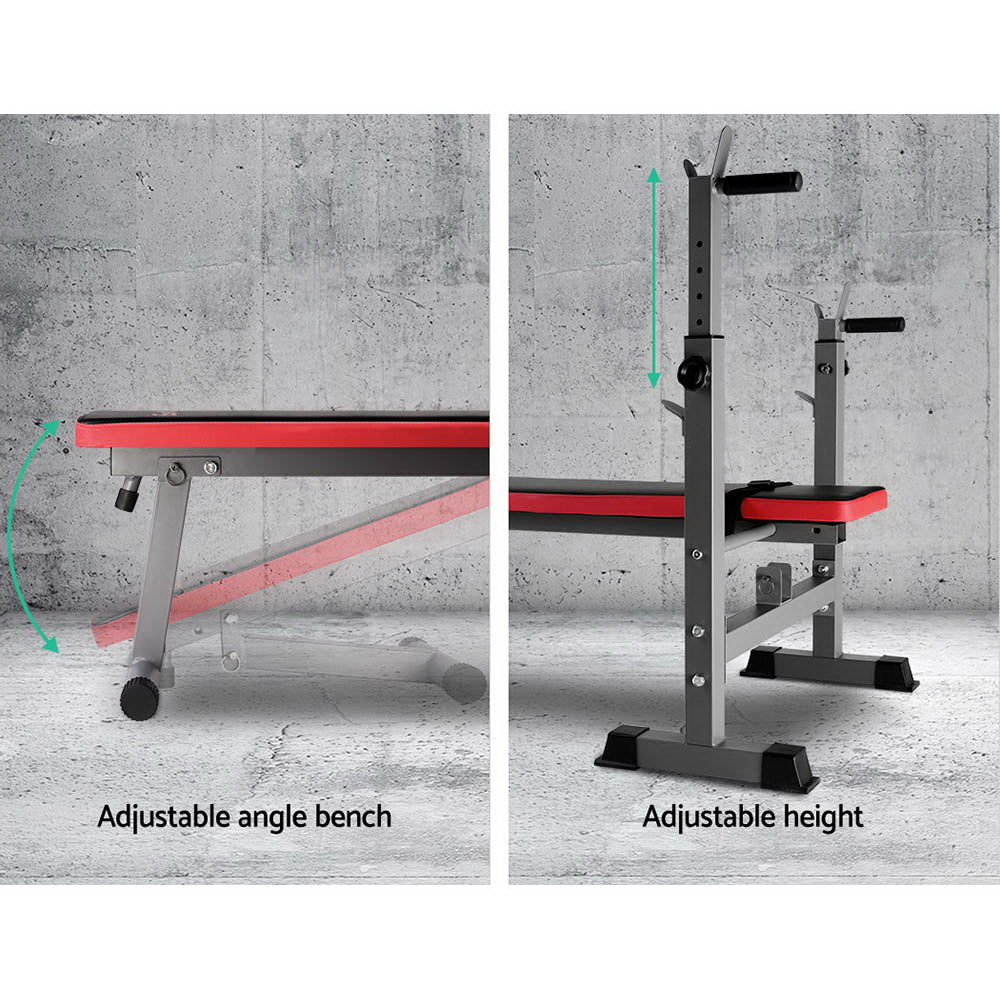 Weight Bench Squat Rack Bench Press Home Gym Equipment 200Kg