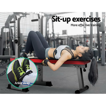 Weight Bench Squat Rack Bench Press Home Gym Equipment 200Kg