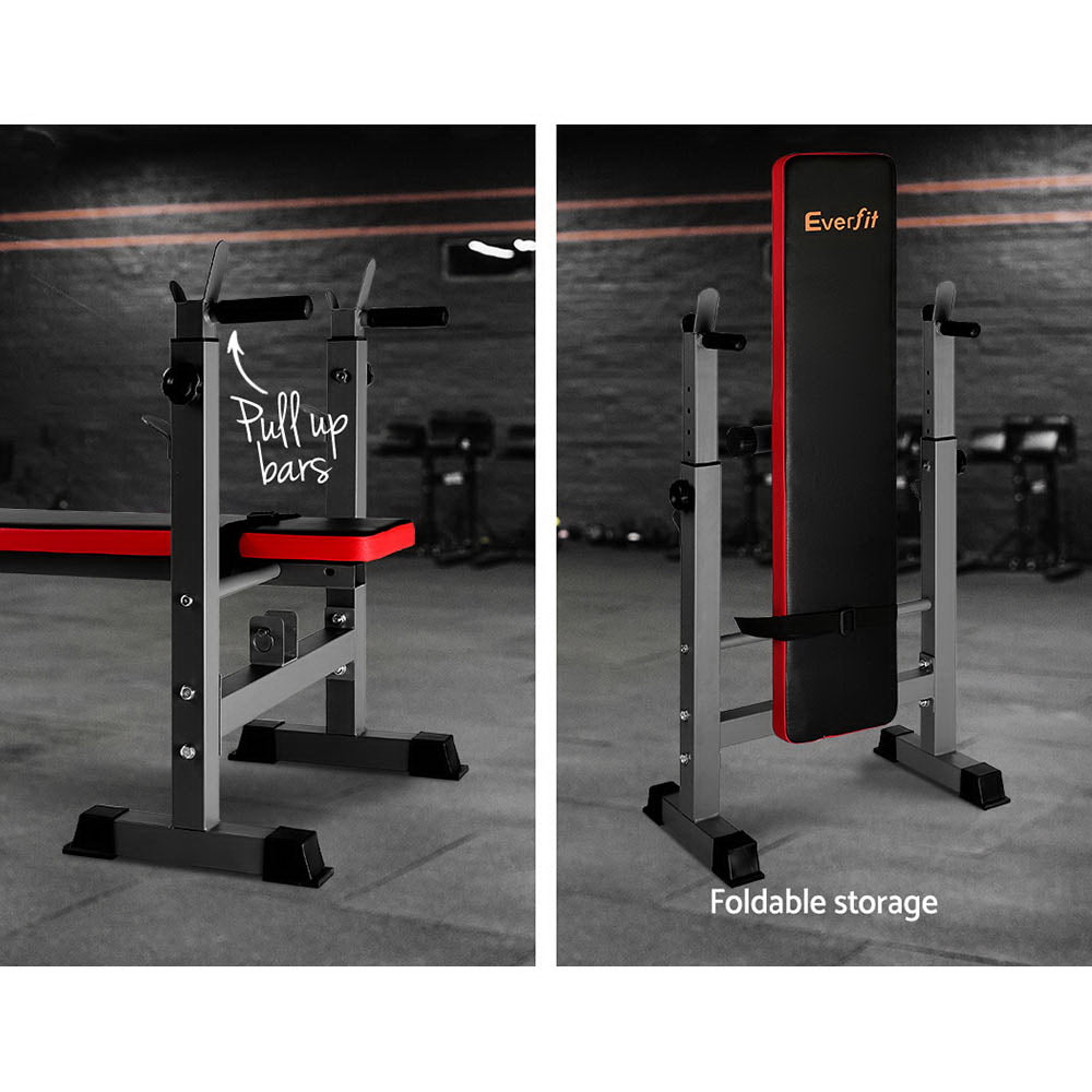 Weight Bench Squat Rack Bench Press Home Gym Equipment 200Kg