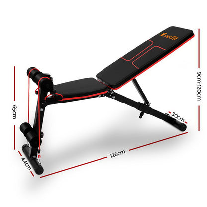 Weight Bench Adjustable Fid Bench Press Home Gym 150Kg Capacity