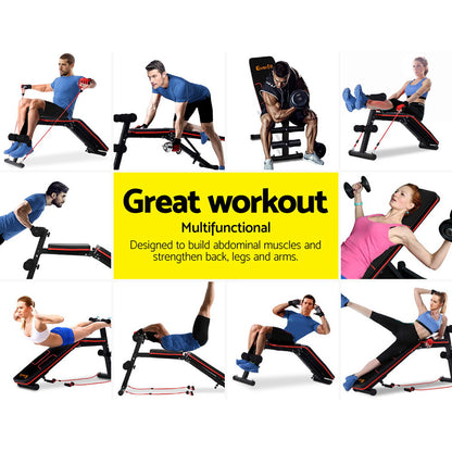 Weight Bench Adjustable Fid Bench Press Home Gym 150Kg Capacity