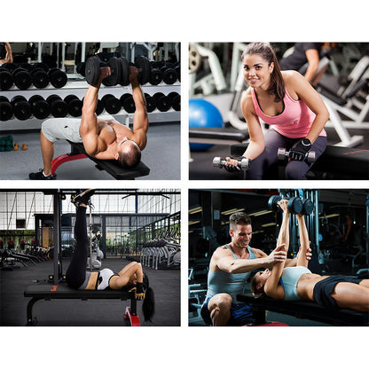 Weight Bench Flat Bench Press Home Gym Fitness 300Kg Capacity