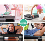 Step Exercise Stepper Steps Home Gym Fitness Block Bench Riser