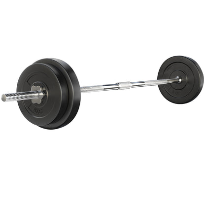 38Kg Barbell Set Weight Plates Bar Lifting Bench 168Cm