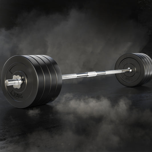 88Kg Barbell Set Weight Plates Bar Lifting Bench 168Cm