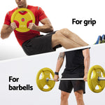 20kg Weight Plates - Standard Dumbbell Barbell Yellow