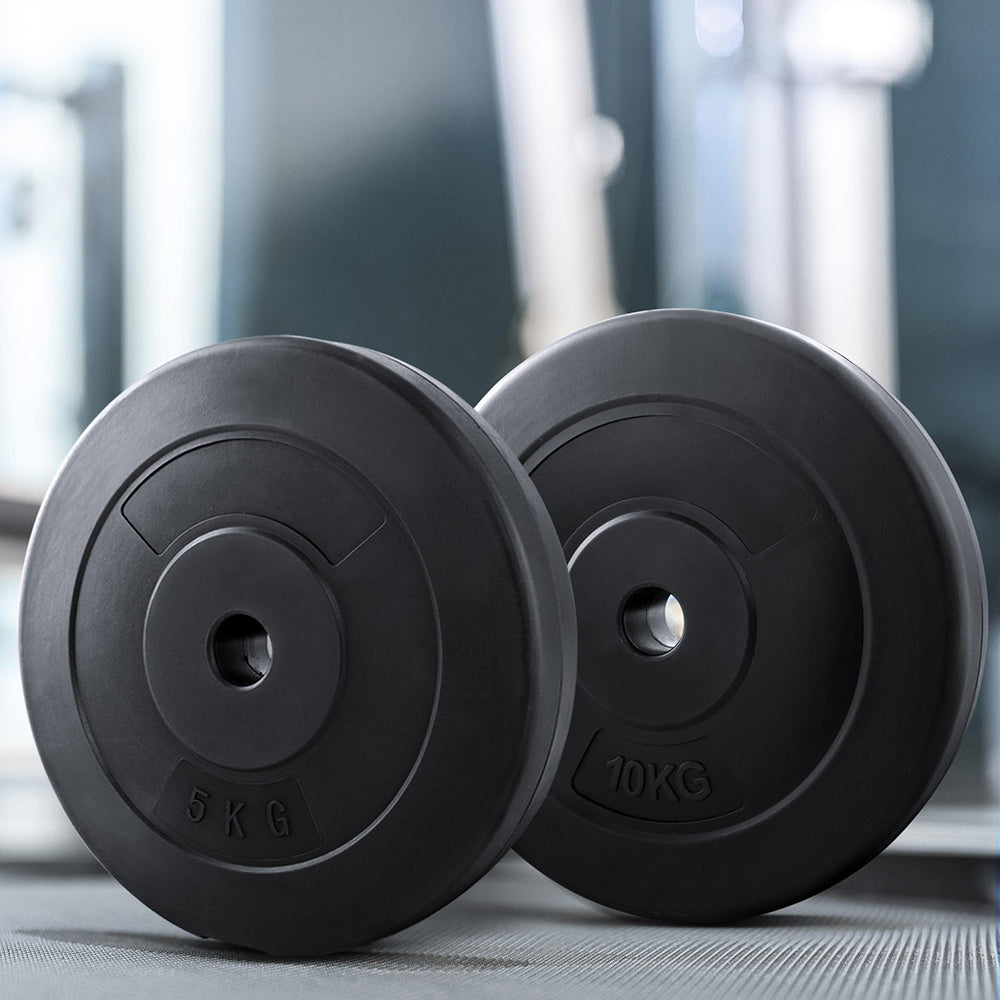 30Kg Barbell Weight Plates Standard Home Gym Press Fitness Exercise