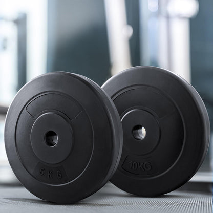 30Kg Barbell Weight Plates Standard Home Gym Press Fitness Exercise