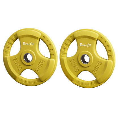 Durable Red 15kg Weight Plates for Home Gym