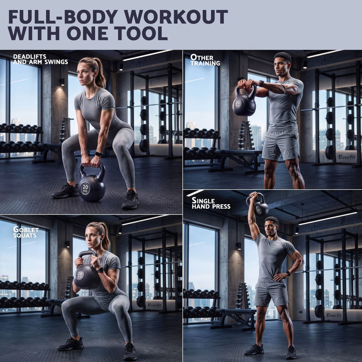 Kettlebell Weight Training 20kg 30x26x35cm