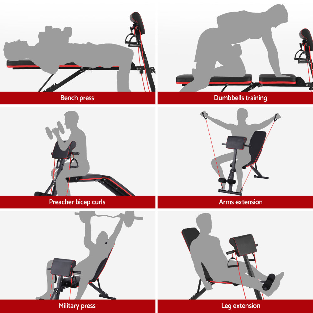 Weight Bench Adjustable Preacher Curl Bench Press Dumbbell Stool 260kg