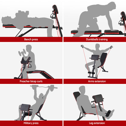 Weight Bench Adjustable Preacher Curl Bench Press Dumbbell Stool 260kg
