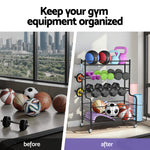 Dumbbell Rack Weight Rack for Dumbbells Home Gym Storage Black