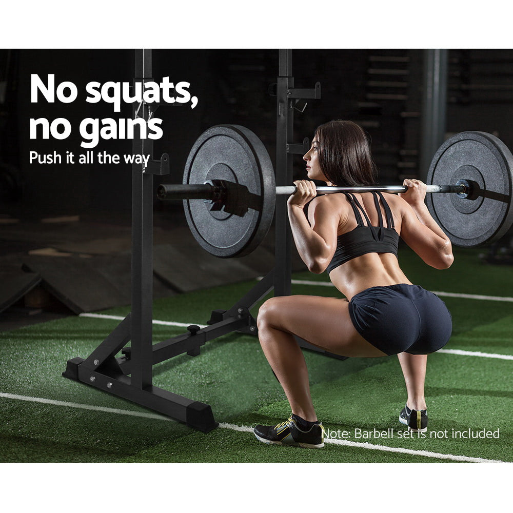 Weight Bench Adjustable Squat Rack Home Gym Equipment 300Kg