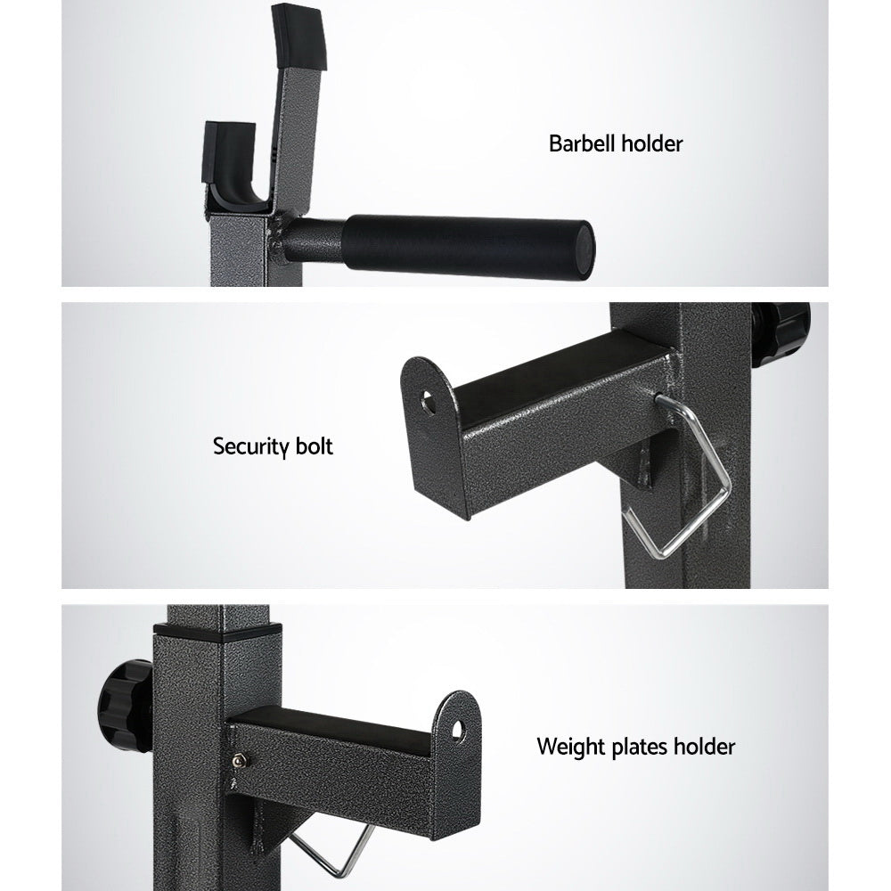 Weight Bench Adjustable Squat Rack Home Gym Equipment 300Kg