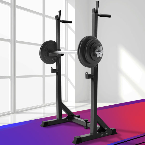  Weight Bench Adjustable Squat Rack Home Gym Equipment 300Kg