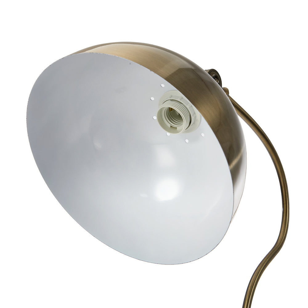 Floor Lamp Standing Light Metal Frame Bronze Finish Indoor Home Décor