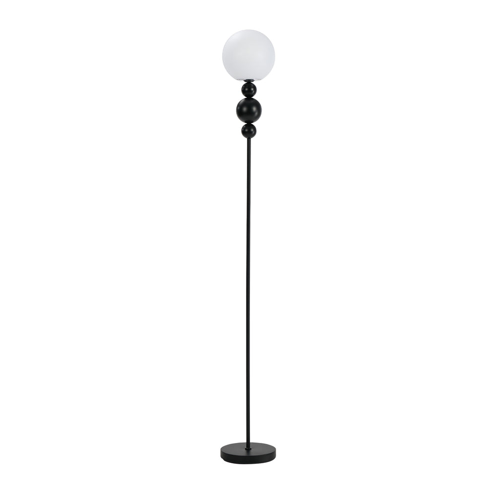 Floor Lamp Black Metal Shade 22x165cm