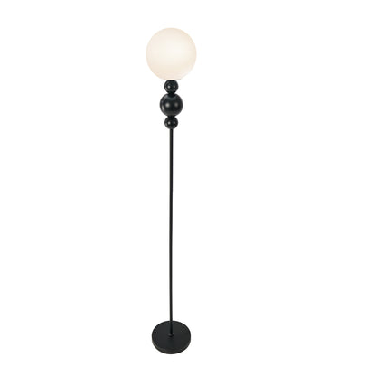 Floor Lamp Black Metal Shade 22x165cm