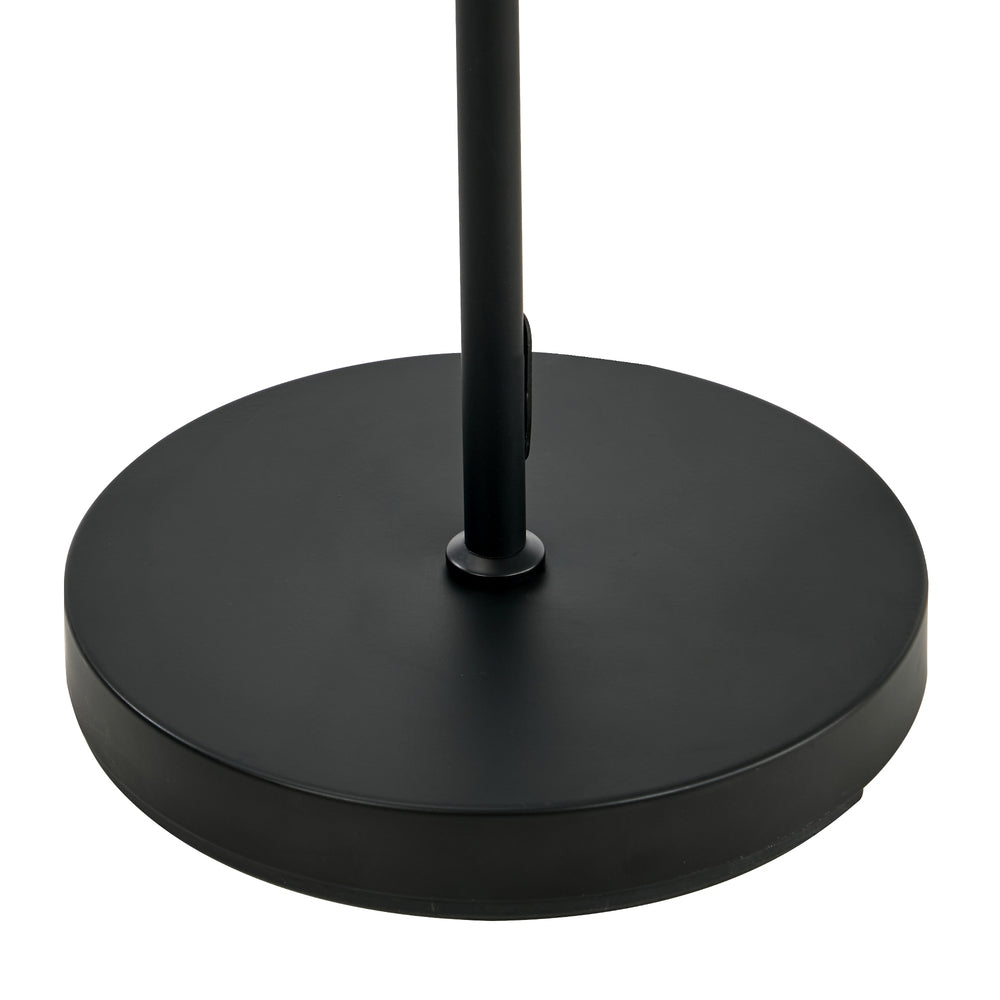Floor Lamp Black Metal Shade 22x165cm
