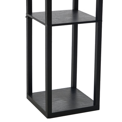 Floor Lamp Metal 3-Tier Shelf 26x26x160cm