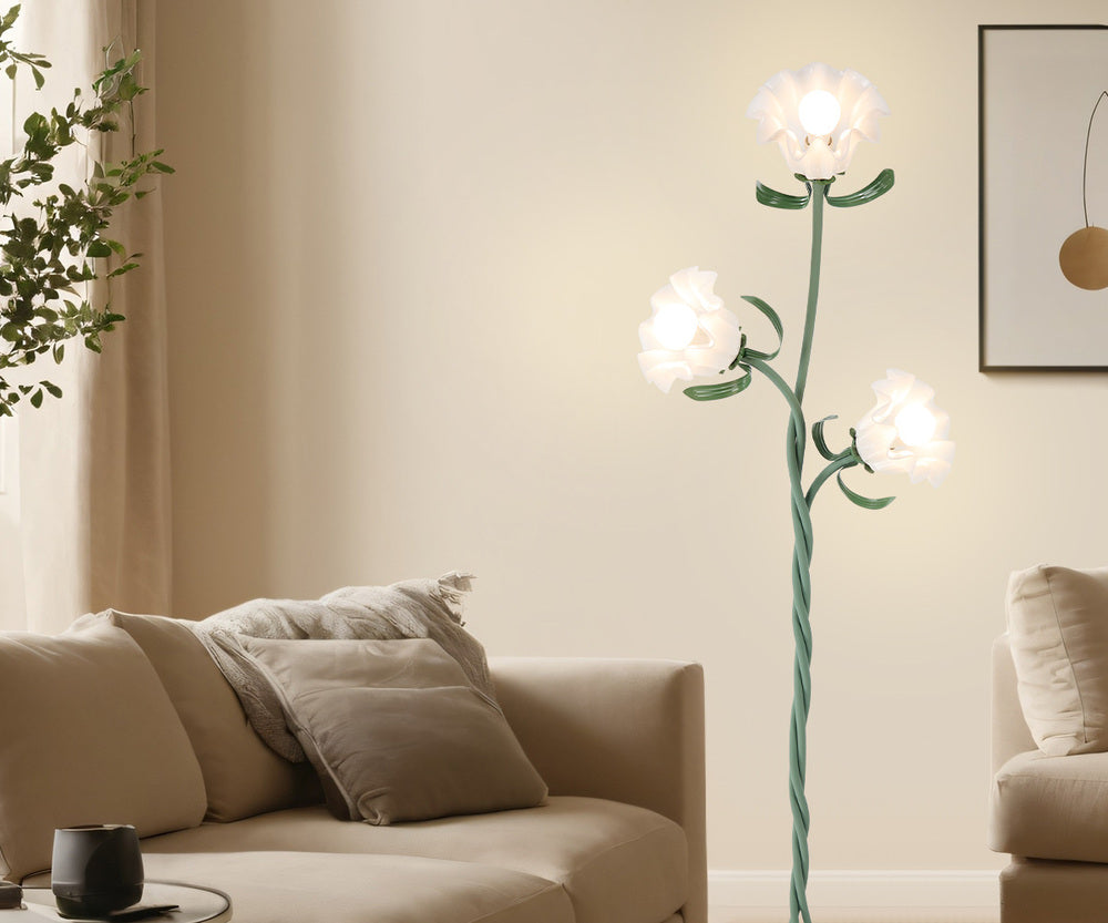 Floor Lamp Metal 3 Light 24x170cm