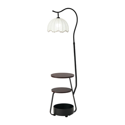 Floor Lamp With Side Table 46.5x41x145cm