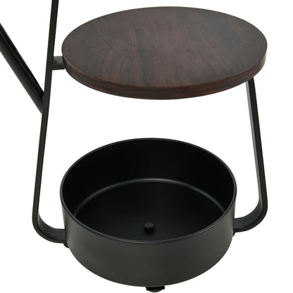 Floor Lamp With Side Table 46.5x41x145cm