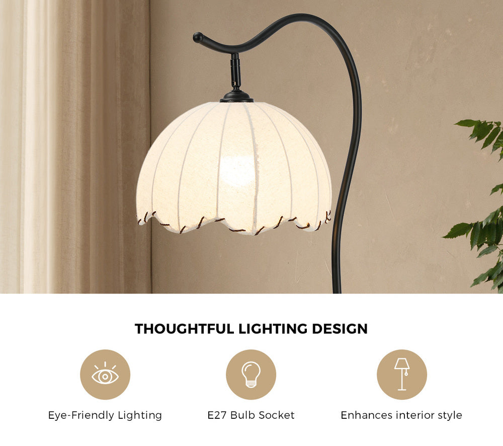 Floor Lamp With Side Table 46.5x41x145cm