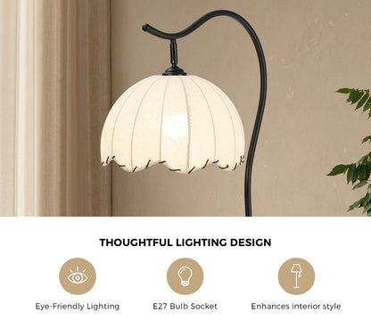 Floor Lamp With Side Table 46.5x41x145cm