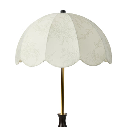 Metal Floor Lamp Vintage Fabric Shade 45.5x45.5x160cm