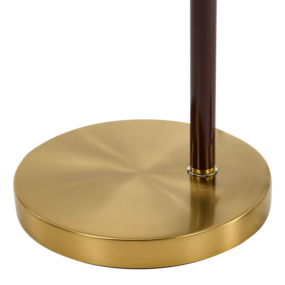 Floor Lamp Black Gold Finish