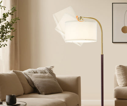 Floor Lamp Black Gold Finish