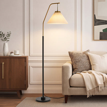 Arc Floor Lamp Black Gold