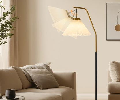 Arc Floor Lamp Black Gold