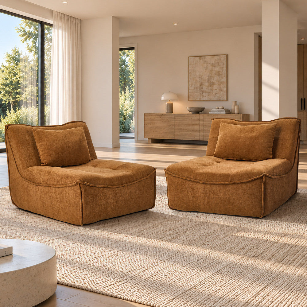Brown sofa 84x84x70cm
