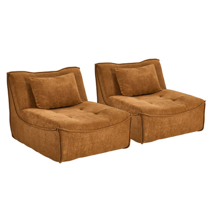 Brown sofa 84x84x70cm, view 7