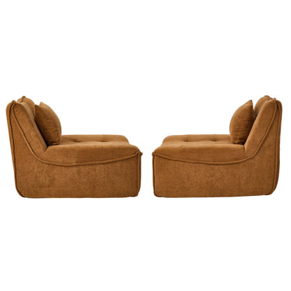 Brown sofa 84x84x70cm, view 8