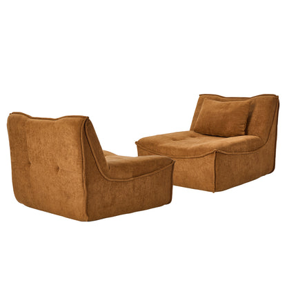 Brown sofa 84x84x70cm, view 6