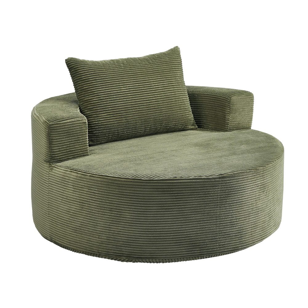 Green Floor Lounge Chair Sofa 126x126x61cm