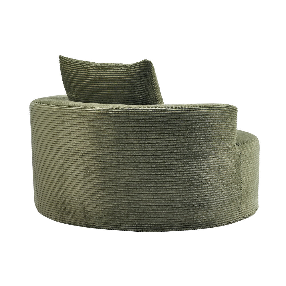 Green Floor Lounge Chair Sofa 126x126x61cm
