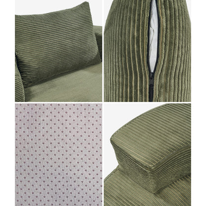 Green Floor Lounge Chair Sofa 126x126x61cm