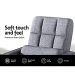 Floor Lounge Sofa Bed Swivel Grey